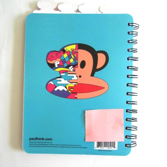 Paul Frank Julius Monkey 4 Tab Notebook - Picture 7 of 11